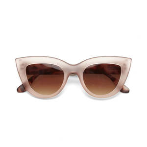 Okkia Claudia Pink/Havana/Brown Sunglasses