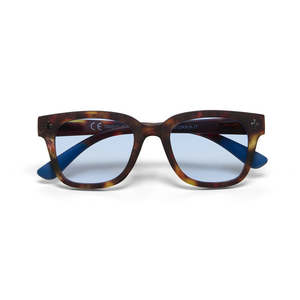 Okkia Giovanni Classic Havana/Blue Sunglasses