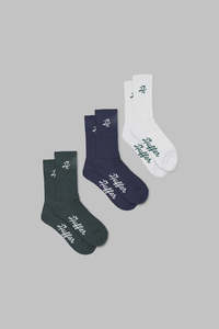 Huffer Rib Sock 3 Pack/Par 97 Multi One