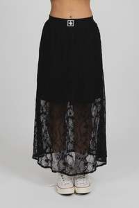 Federation: Federation Lace It Skirt Black