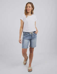 All Bottoms: Foxwood Gabby Bermuda Short Blue