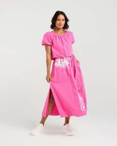 All Bottoms: Et Alia Daisy Skirt Hot Bloom