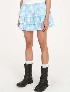 Huffer Catalina Rara Mini Skirt Blue/Chalk