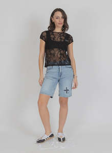 Federation Iris Top Black