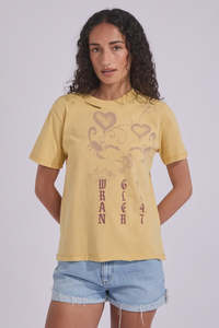 Wrangler Love Bites Shrunken Tee Sun Haze