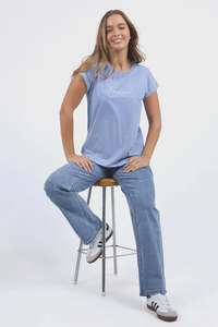 Foxwood Signature Tee Light Blue