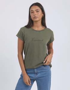 Foxwood Signature Tee Khaki
