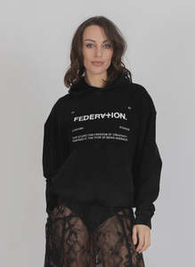 Federation Lately Hood Studio Black
