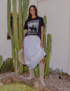 Foxwood Rodeo Tee Washed Black