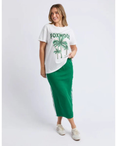 Foxwood: Foxwood Malibu Tee Vintage White