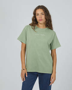 Silent Theory Logo Tee Green