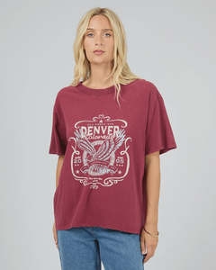 All About Eve Old West Era Tee Wine