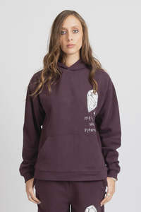 Sweaters: Federation Sugar Hood Pressure Merlot