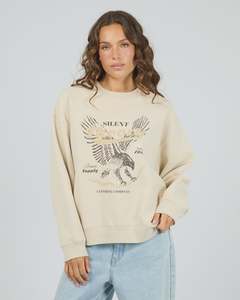 Sweaters: Silent Theory Dystopia Crew Chalk