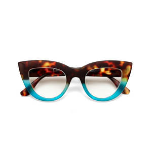Sunglasses: Okkia Claudia Havana/Blue Glasses