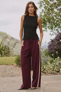 Stories Be Told Townie Burgundy Side Stripe Tape