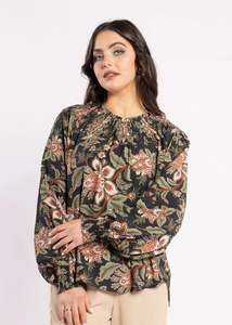 Drama The Label Karin Blouse Del Ray Black
