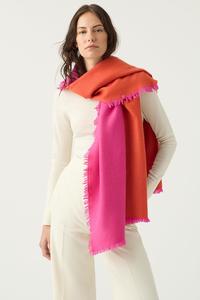 Reversible 100% Cashmere Woven Shawl
