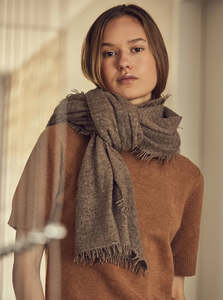 Accessories: Organic Un-Dyed Chyangra Oversized Shawl