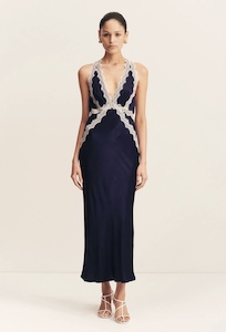 Products: Camille Lace Cross Maxi Dress - Katerina Boutique