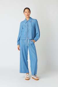 Resort Flash Sale: Chambray jacket