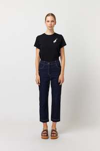Spring 23: Denim cropped trouser