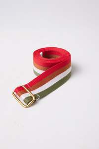Accessories: Stripe belt