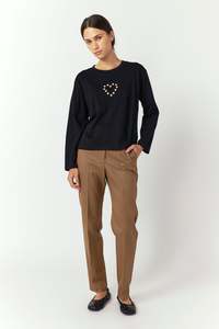 Trousers: Twill cigarette pant