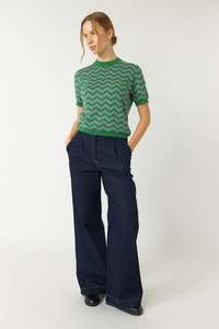 Knitwear: Twin peaks top