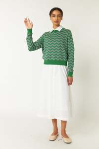 Knitwear: Twin peaks jumper