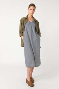 Mini check sun dress