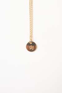 Sly pendant necklace