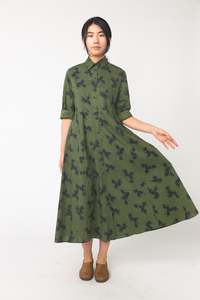 Wallpaper shirt dress