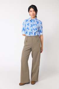 Trousers: Twin striped trouser