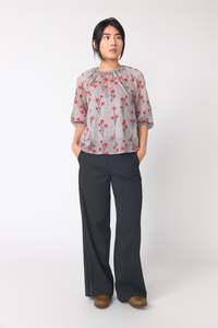 Twin striped trouser