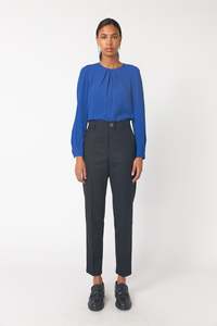 Twill cigarette pant