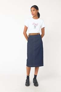 Skirts: Denim yard skirt