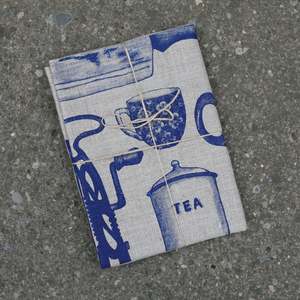 Tea Towels: Ink Olveston linen tea towel