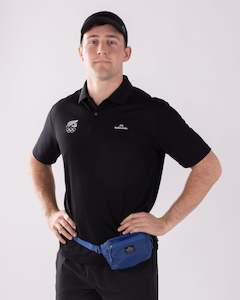 Men's Vanua Polo - Black | New Zealand Team Supporters Collection