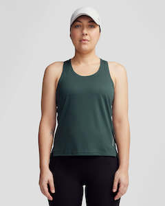 Travel Knits: Women's Seeker Tank Top - Deep Forest