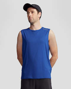 Travel Knits: Men’s Seeker Tank - Bright Navy