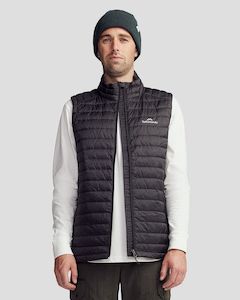 Down: Men's Heli Down Vest - Black