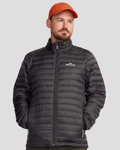 Down: Men's Heli 600 Fill Lightweight Down Jacket - Black