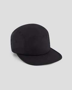 Headwear: Foldable Run Cap - Black Stingray