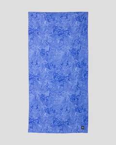 Picnic Sets & Rugs: Roamer Sand Proof Beach Towel - Dark Peri Nature Lines Print