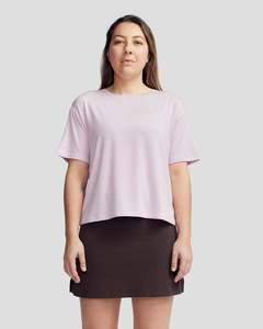 Travel Knits: Women's Anytime Boxy T - Shirt - Stardust