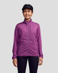 Fleece Lightweight: Women's Seeker Fleece Jacket - Berry