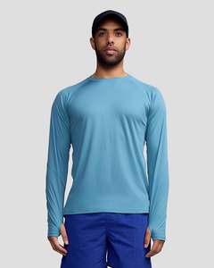 Men's SUN-Stopper LT L/S Top - Washed Blue