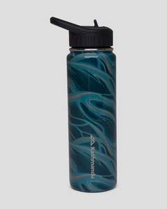 Straw Lid Insulated Bottle - 710 ml - Lagoon Braided River