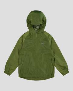 Kids Rainwear: Kids' Pocket-it 2L Rain Jacket v4 - Dark Fern